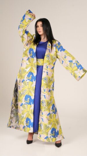 Blue Petal Kaftan