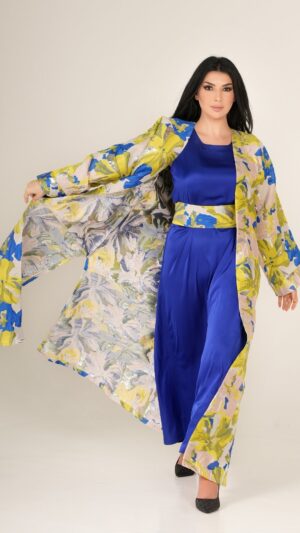 Blue Petal Kaftan