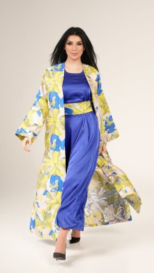 Blue Petal Kaftan